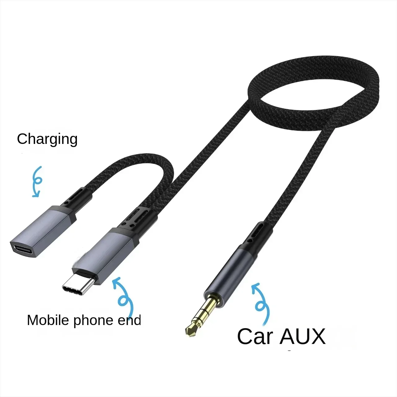 

USB C to 3.5 MM Jack AUX Cable DAC Type-C Audio Cabel for Car Speaker Headphone Auxiliary Adapter For Huawei Sumsang Xiaomi Vivo