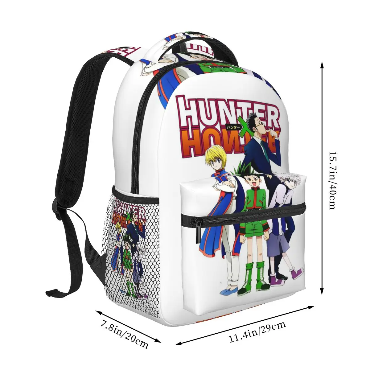 Anime Hunter X Hunter Phantom Troupe Backpack Student Boys Girls BookBag Kids School Bag Laptop Shoulder Bags for Men Women