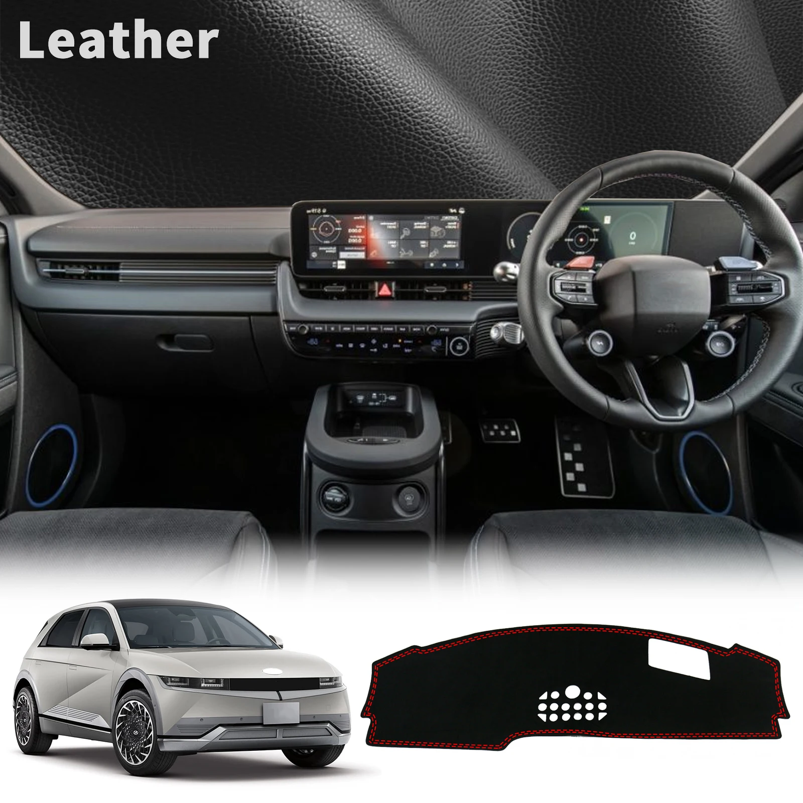 

Для Hyundai IONIQ 5 2022 2023 2024 2025 N-line аксессуары DashMat автомобильный коврик для приборной панели накладка на приборную панель солнцезащитный ковер защитный ковер