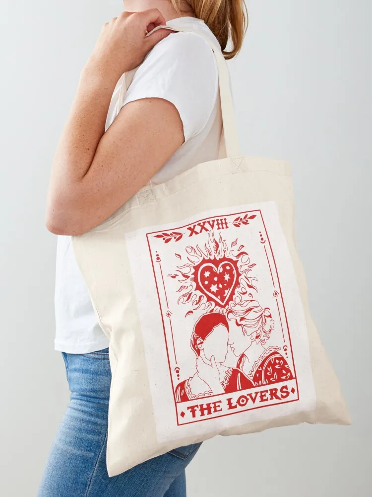 

Portrait of a Lady on Fire - Tarot Card Design Tote Bag Women's shopping bag bags for women sac pour femme Gift bag
