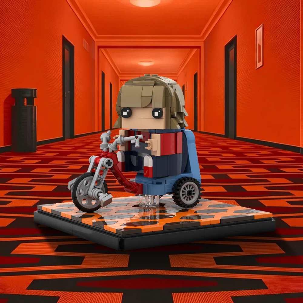 Gobricks MOC The Shining Danny Torrance Building Blocks Model Danny Torrance Horror Figures Bricks Assembly Toys Adult DIY Gifts