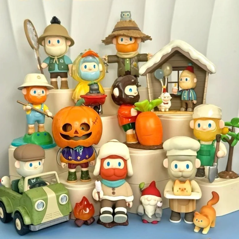 

FARMER BOB On The Farm Series Blind Box Collection Anime Figure Mystery Box Caixa Caja Cute Desk Decora Surprise Bag Model Gifts