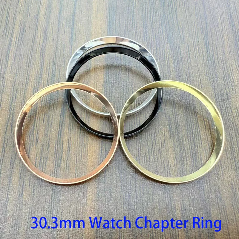 

Mod 30.3mm*27.4mm Watch Chapter Ring Inner Shadow Ring Metal Ring Fit SKX007 SKX009 SRPD Case NH35 NH36 4R35 Watches Accessories