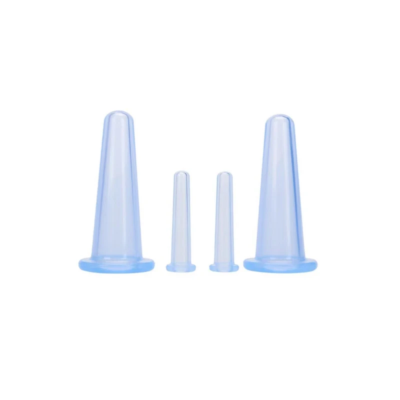 

1set Portable Mini Color Silicone Vacuum Facial Massage Cup Set Home Use Skin Care Tool for Facial Lifting