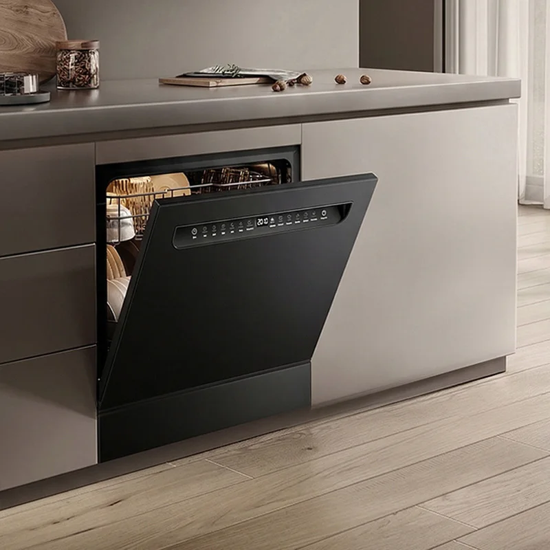 Built-in Dishwasher, 12-Place Setting Capacity, Wash/Dry/75°C Sanitize, 220V/110V, Household Kitchen Appliance(Customized)