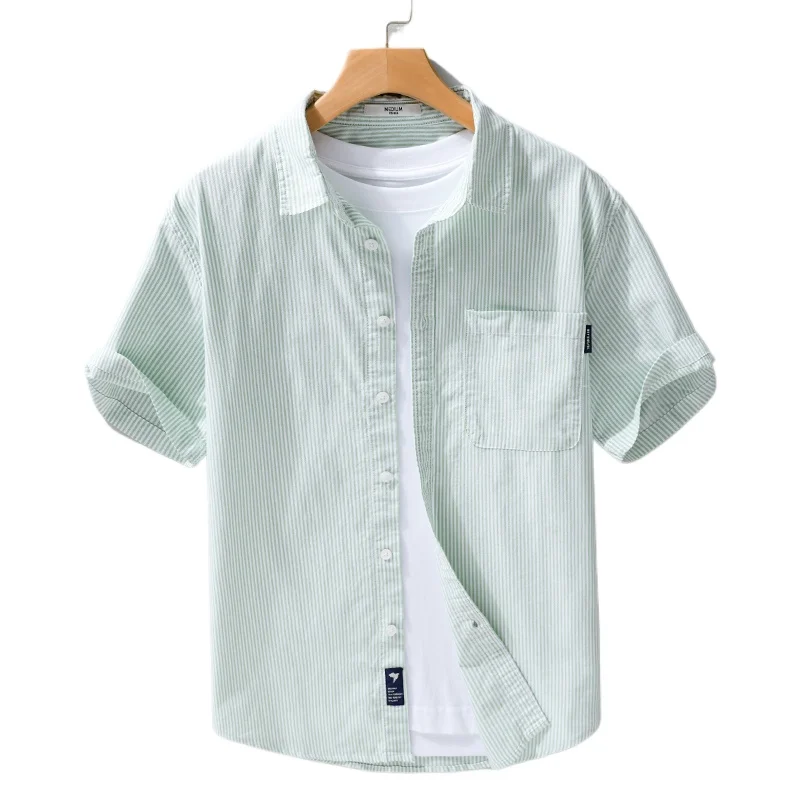 

Чистый хлопок, мужская модная деловая удобная тонкая молодежная однотонная рубашка в британском стиле для работы и отдыха, все дышащие хлопковые рубашки