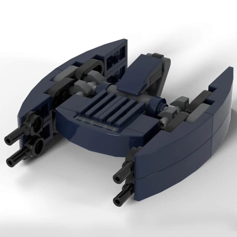 56PCS 스타 배틀 MOC 미니 분리주의자 부엉이 드로이드 모듈식 빌딩 블록 DIY 스타쉽 모델 디스플레이 어린이를위한 Collectible 장난감