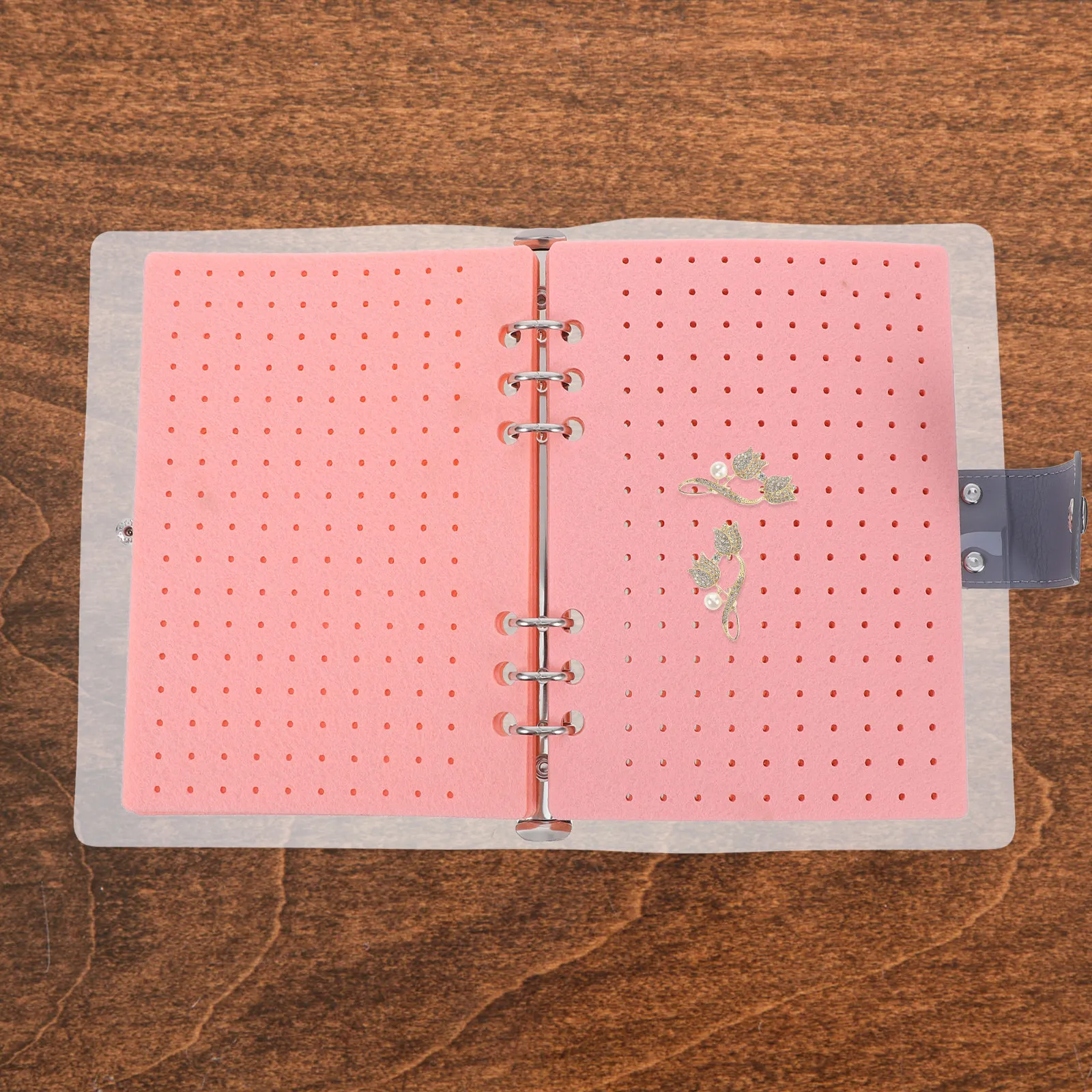 

Стильный органайзер-книга для значков: держатель для эмалевых значков, брошей и серег для хранения и демонстрации коллекций