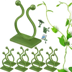 10/20PCS Plant Climbing Wall Fixture Clips Self-Adhesive Hook Invisible Vine Plant Climbing Wall Vines Fixture for Home Decor