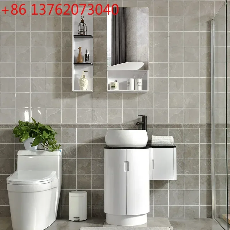 Multifunction Fancy Design Bathroom Cabinets Corner Rustic European Unique Cabinets Minimalist Luxury Storage Home Furniture