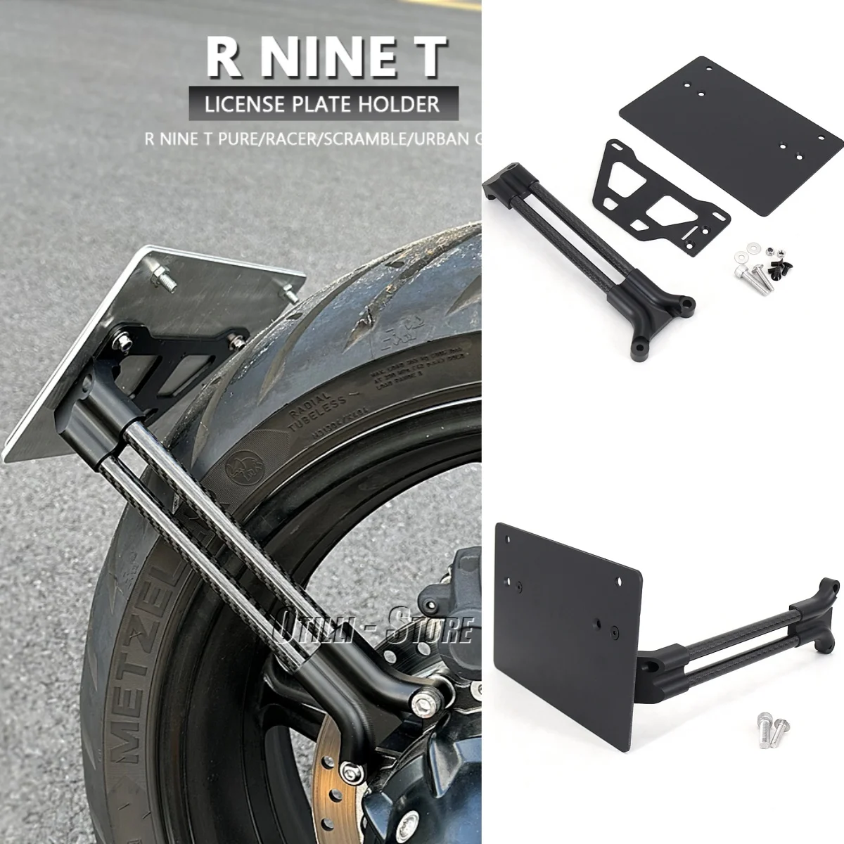 

Fender Eliminator Tail Tidy для BMW RNINET Pure Racer/Scramble/Urban G S Мотоцикл Задний номерной знак Хвостовая рама Держатель Кронштейн