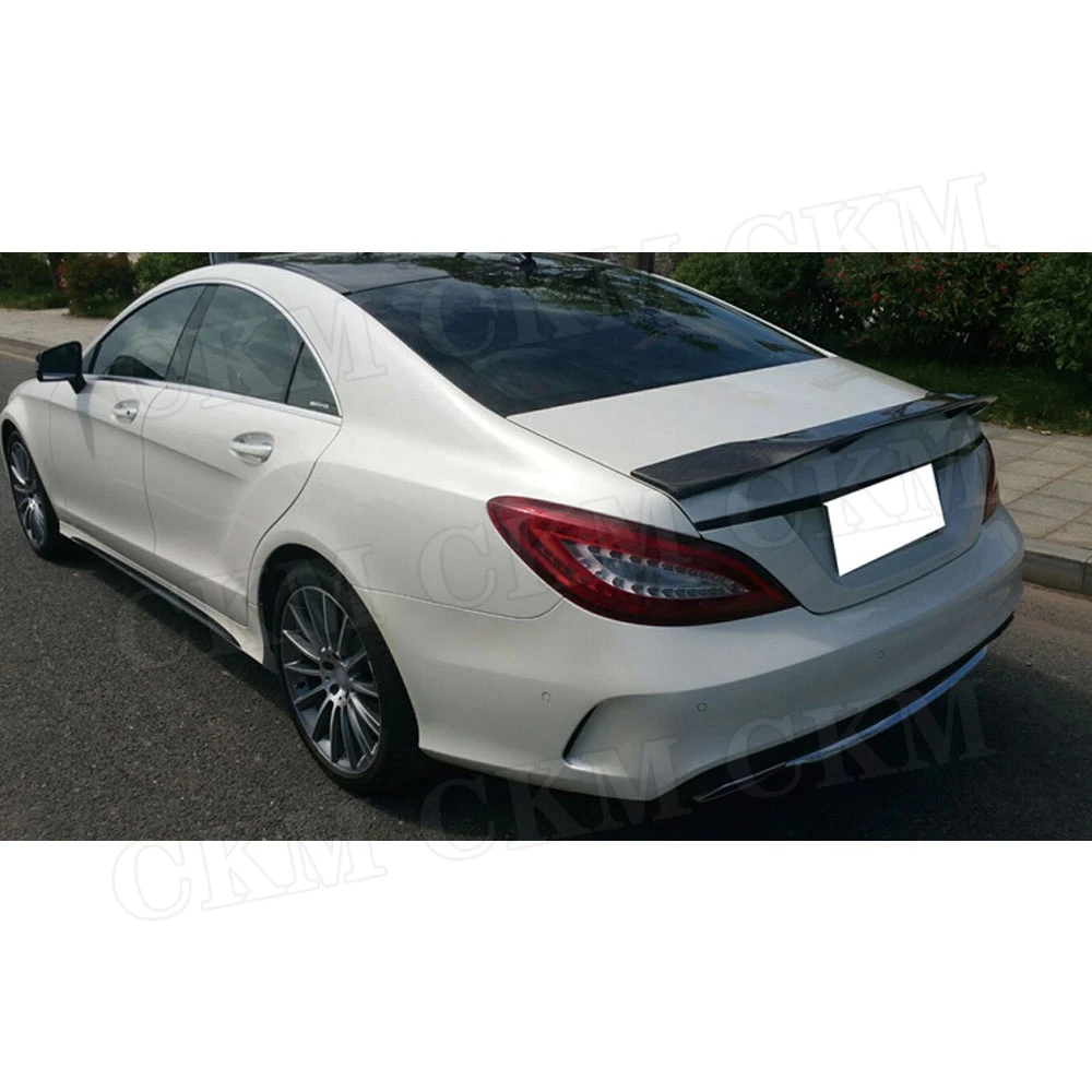 

Задний спойлер из углеродного волокна, багажник, тюнинг крыла для Mercedes Benz CLS Class W218 CLS300 CLS350 CLS500 CLS550 CLS63 2012-2017
