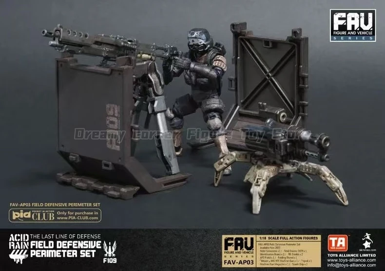 

【In Stock】Acid Rain War FAV-AP03 FieLo DeFeNsive PERMETER SET 1:18 SCALE FULL AGTIOM FIGURES
