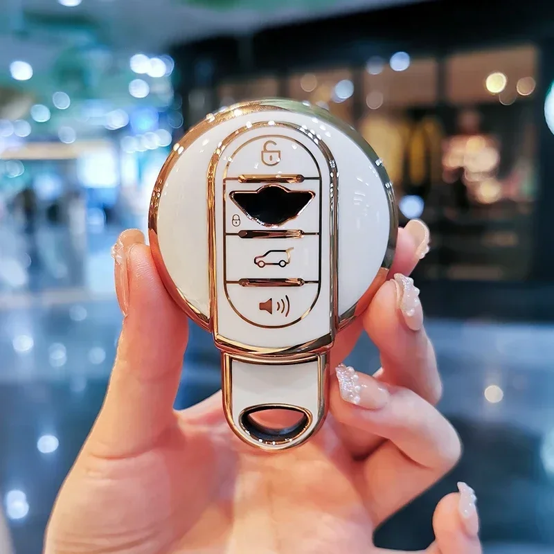 Funda de TPU para llave de coche, accesorios para llavero de BMW Mini COOPERS ONE JCW F56, F55, F54, F57, F60, R55, R56, R57, R58, R59, R60 S Roadster