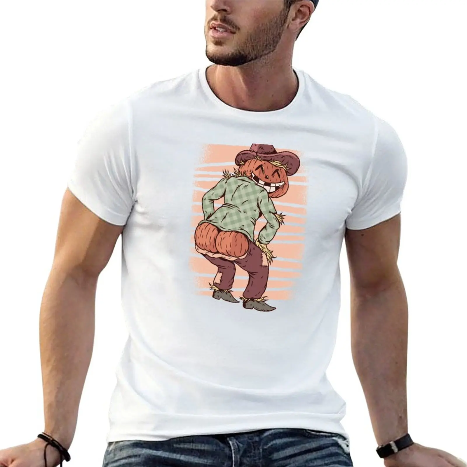 Naughty Pumpkin Head T-Shirt cotton t shirt man funny t shirts cotton t shirts designer T-shirt