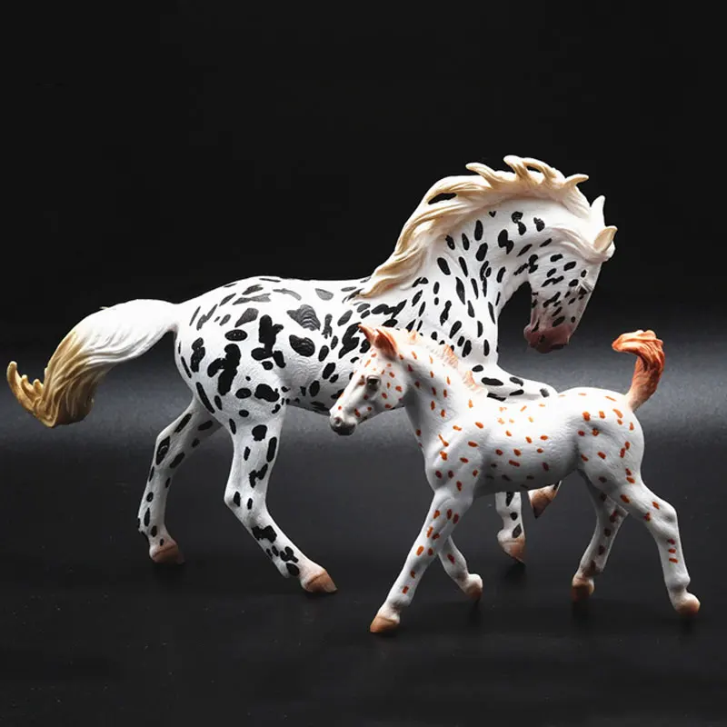 Napstru Horse Figures Simulation PVC Animal Horse Model Toys Miniature Collection Doll Gift for Children