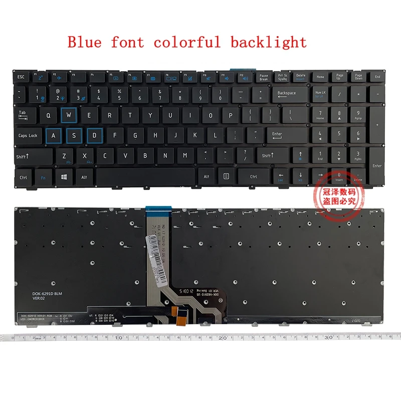 US Keyboard For MACHENIKE F117-VD F117-VG F117-V F117-V56T VA65T V26 VSG65 F117-VC GV65 F11F-S S11 SI3 S6CP TargaT6c 911 X6