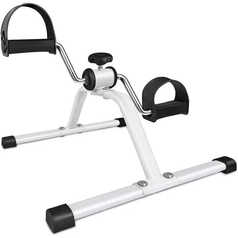 Mini Pedal Exercise Bikes Arm Leg Cycling Exerciser With Adjustable Resistance Portable Under Desk Bike Cycle Stepper Training