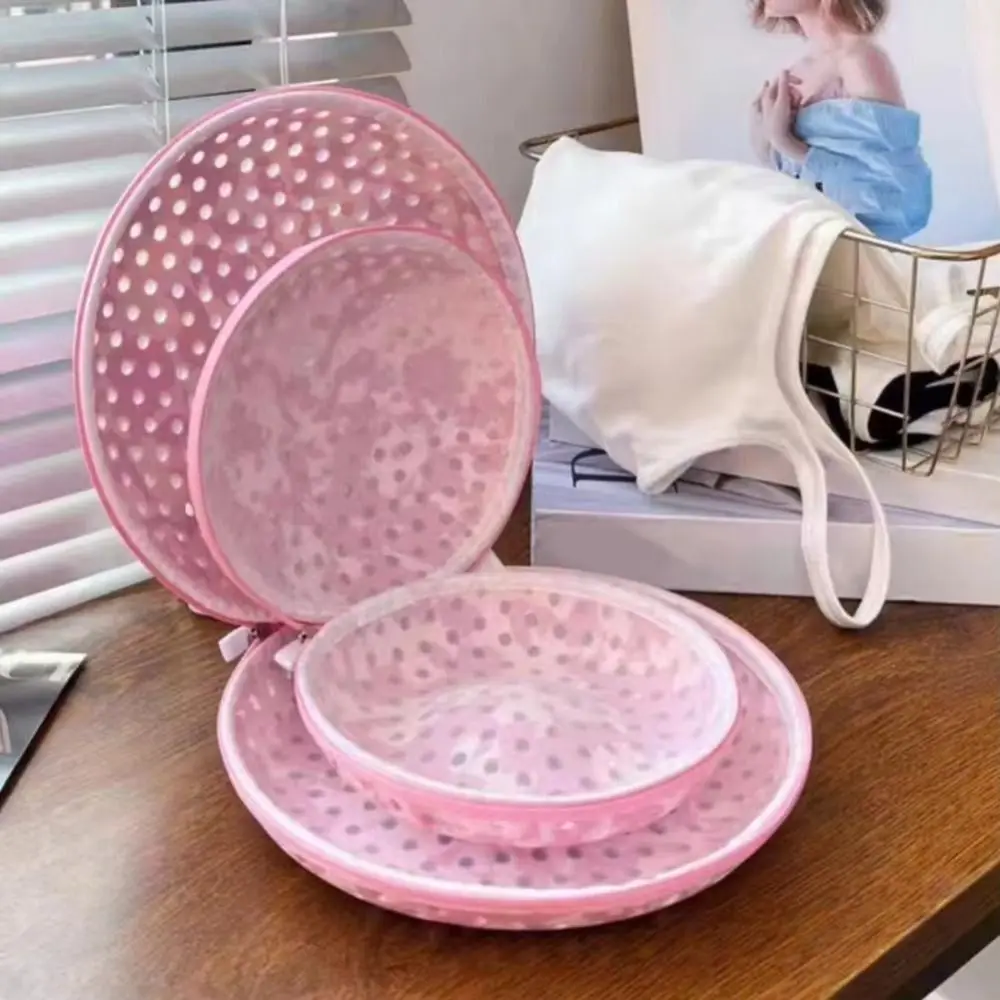 

Anti-Deformation Underwear Washing Bags Mesh Round Bra Washing Protector Anti Wrinkle with Zipper Bra Cleaning Filter Bag