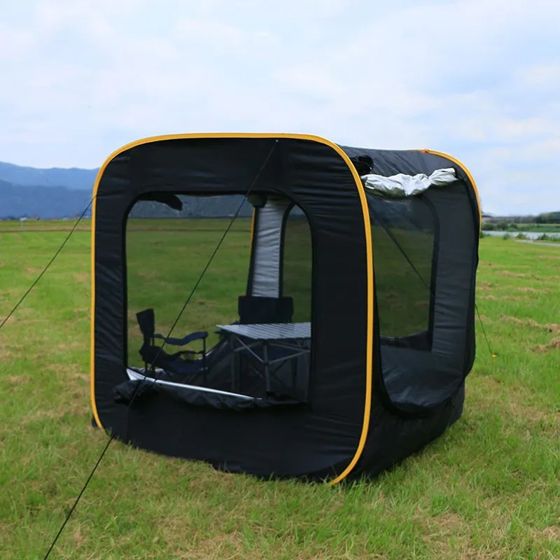 Pop-up foldable portable outdoor camping car rear tent waterproof sunshade SUV camping tent