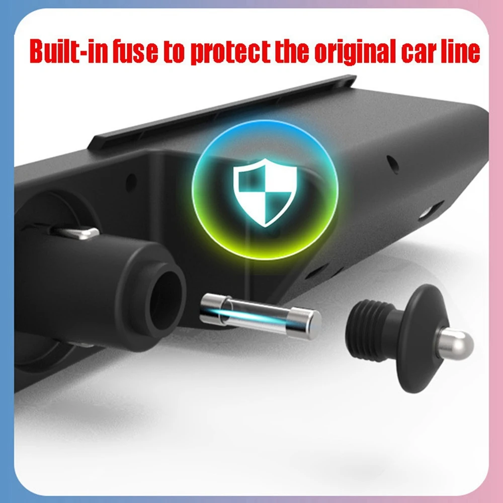 

AEF2-Car Charger Cigarettes Lighter Modified One For Two For- Passat B6/B7/CC/Arteon/R36