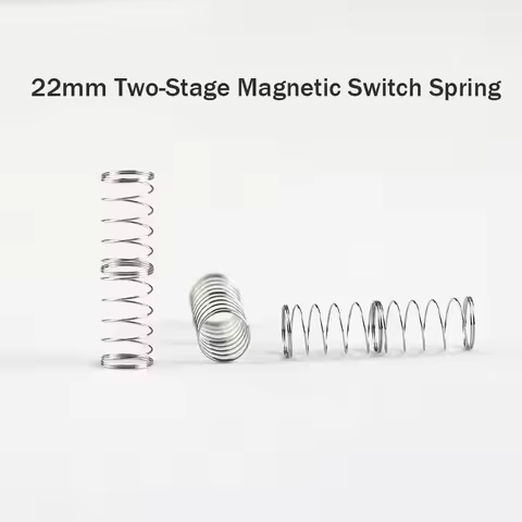 22mm Two-Stage Magnetic Switch Spring Custom Gaming Magnetic Keyboard Wooting Gateron Magnetic Jade Switch 35g 48g