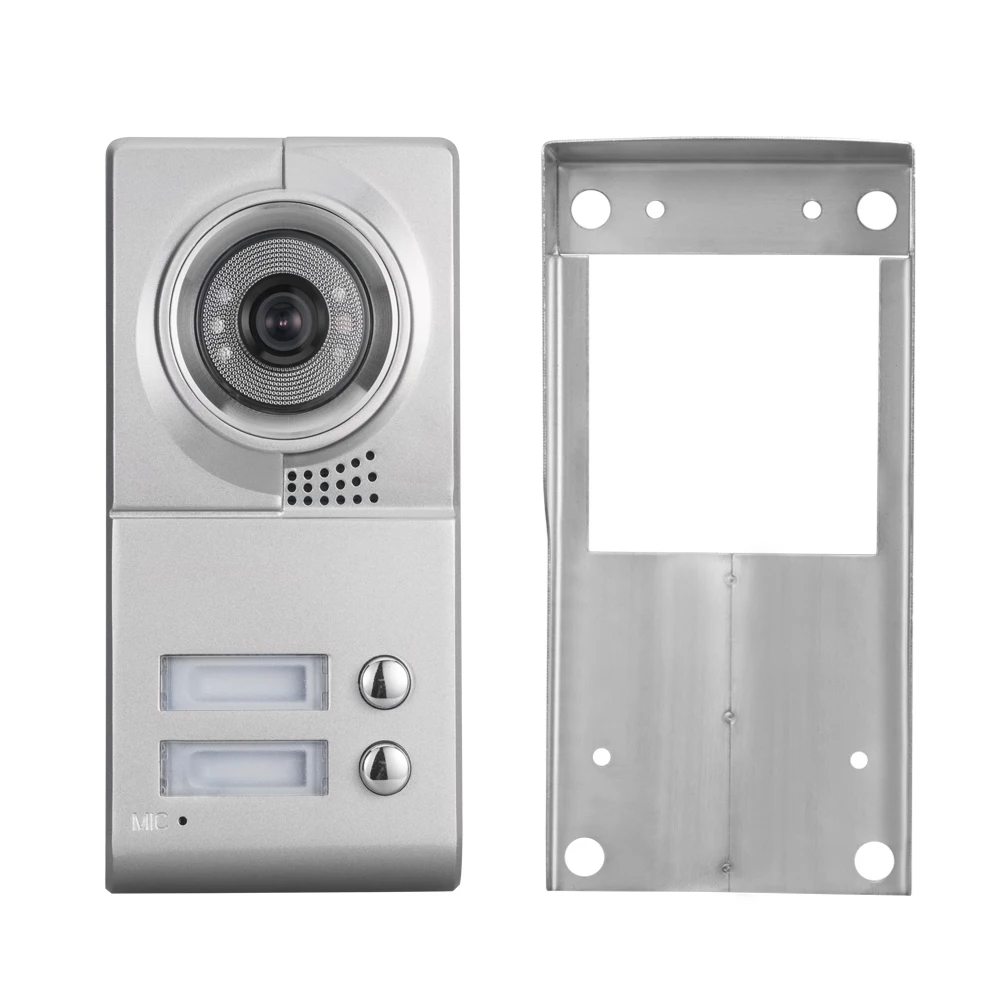 2 Units Apartment Video Intercom System 7\