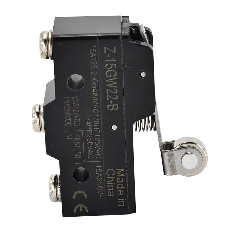 New Snap Action Switch Z-15GW22-B Z15GW22B 1Pcs 15A 250V Momentary Limit Micro Snap Action Voltage Protection Switch 1NO 1NC