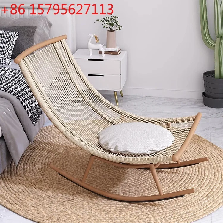 

Кресло-качалка для взрослых, для взрослых, для гостиной, балкона, беззаботное, для дома, отдыха, обеденного перерыва, ленивый диван, уличный ротанг