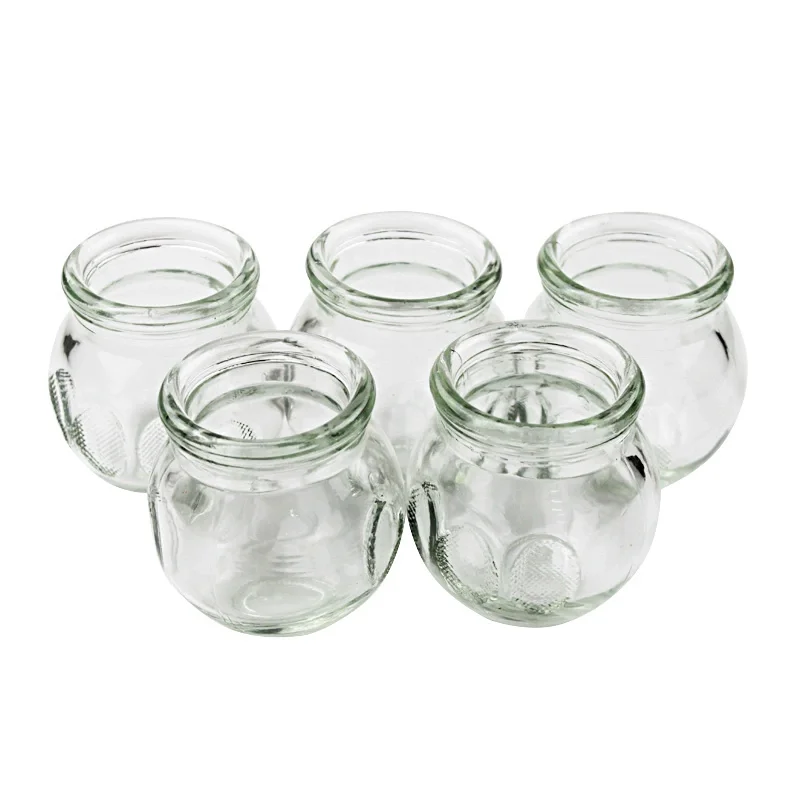 5PCS top Chinese traditional acupuncture massage explosion-proof vacuum glass cupping Moisture absorption jar loss weight cups