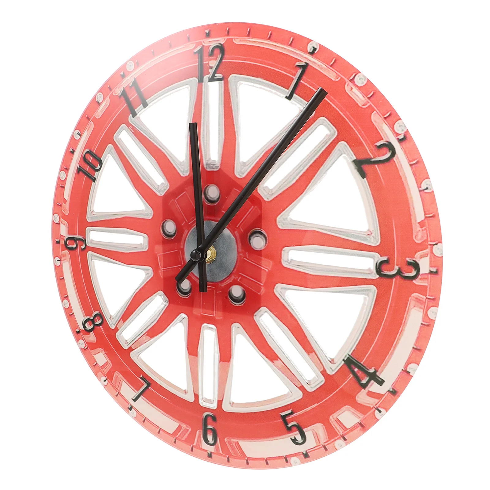 

Car Wheel Wall Clock 3D Creative Tire Design Vintage Mechanical Look Silent Quartz Movement Large Modern Decor For Living Room