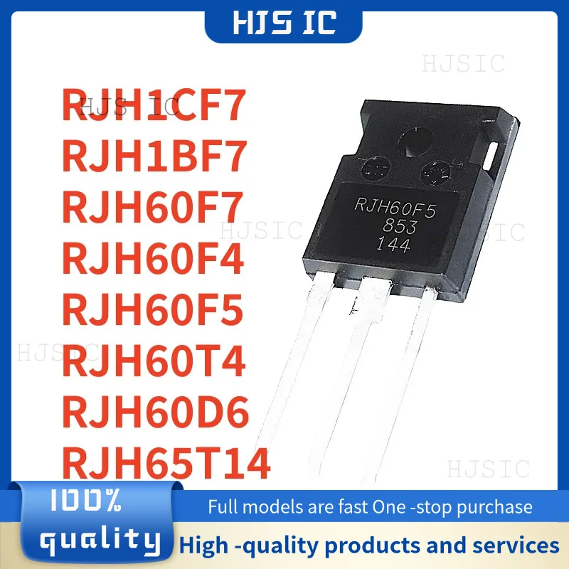 5PCS 100% NEW RJH1CF7 RJH60F4 RJH65T14 RJH60F5 RJH60T4 RJH1BF7 RJH60F7 RJH60D6 TO-247 In Stock