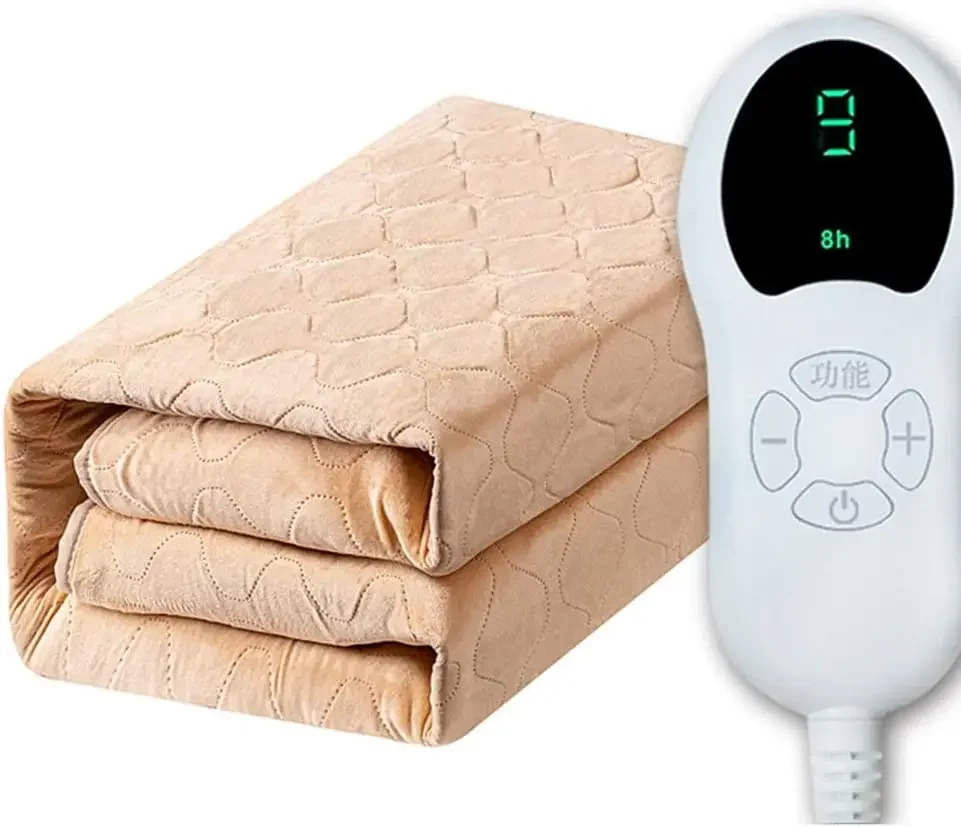 Electric Blanket Oversized, Intelligent Constant Temperature, Heating Mattress Cover, High Temperature Power Off Function (Color