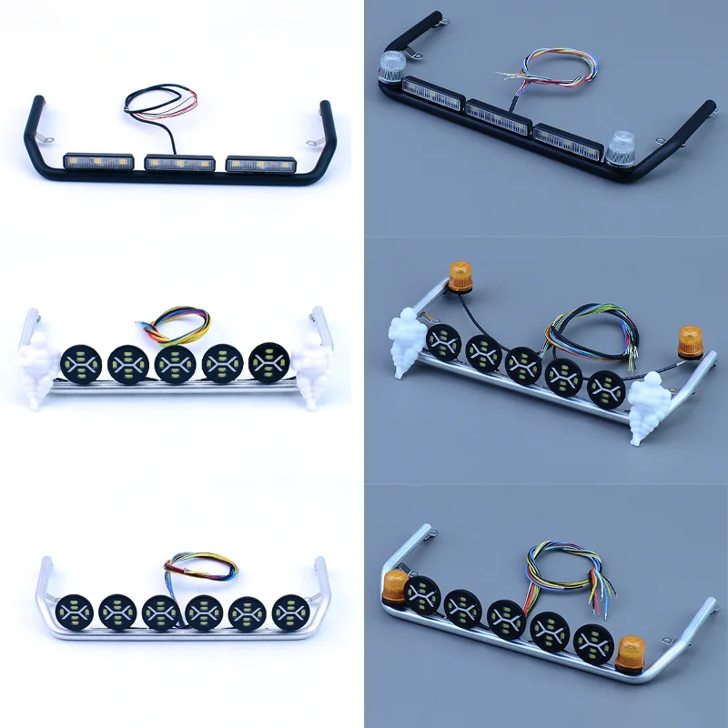 1:14 scala LED simulazione luci del tetto lampada rotante per Tamiya RC camion SCANIA 770S R620 Volvo FH16 BENZ Actros MAN TGX auto