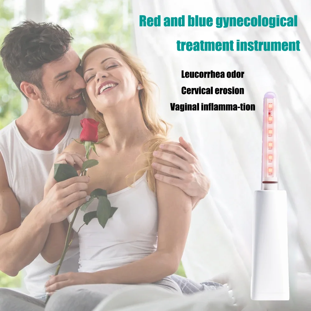 Led Red Blue Light Therapy Device Gynecological Vaginitis Pelvic Inflammation Treatment equipment Female Women Healthy Care