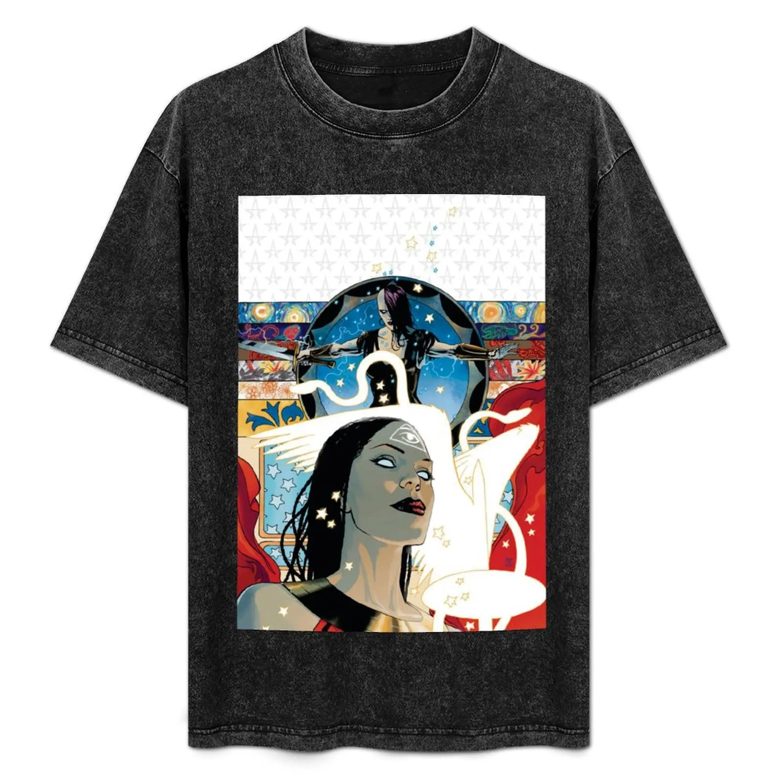 

Promethea - Alan Moore T-Shirt Urban Style Casual Short Sleeve Top