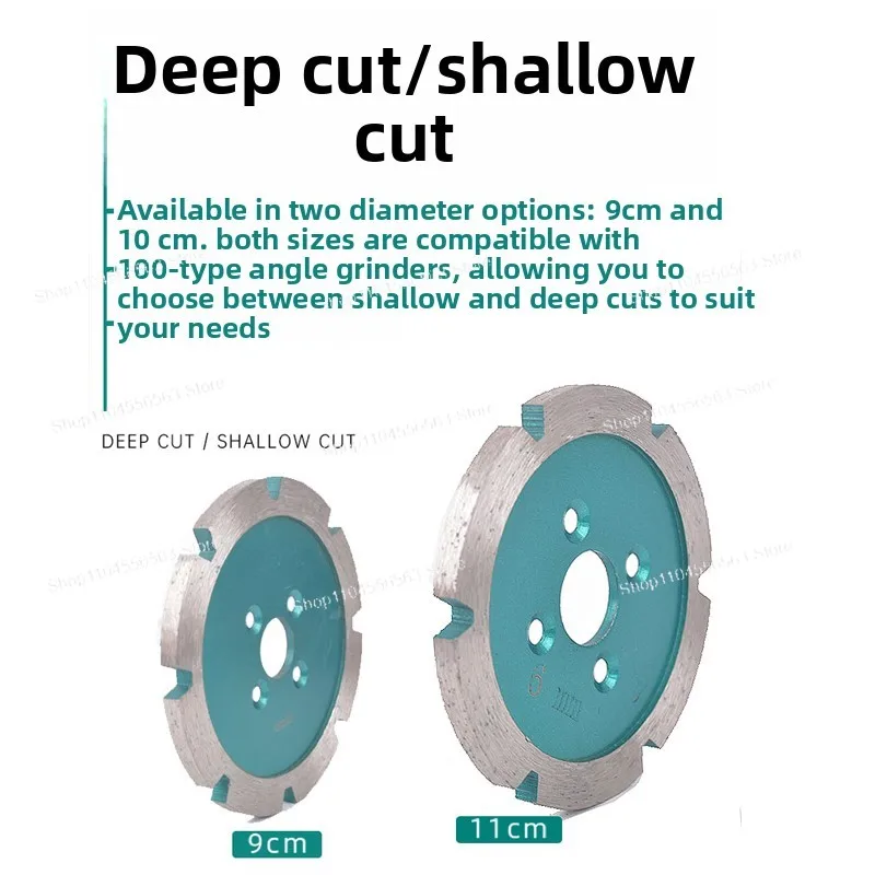 Wear-resistant Thickened Slotting Blades, Angle Grinder Special Parts for Wall Ceiling Concrete Slot & Stone Carving