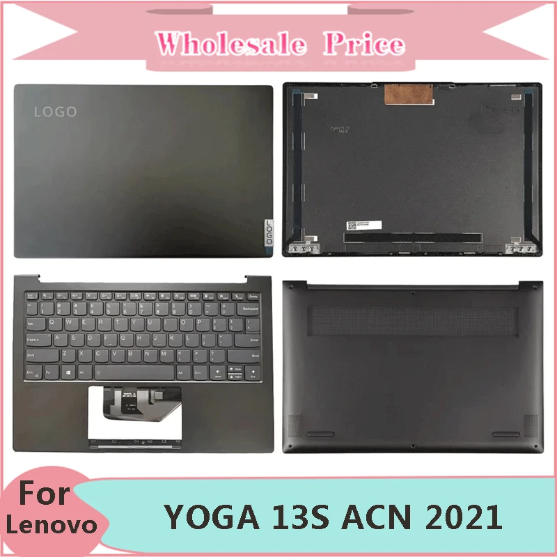 

New For Lenovo Slim 7-13ITL YOGA 13S ACN 2021 Laptop LCD Back Cover Front Bezel Upper Palmrest Bottom Base Case Keyboard Hinges