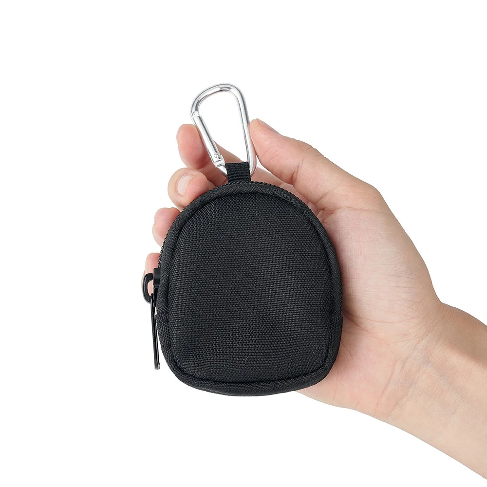 Mini Keychain Pouch, Black Mini Coin Purse Keychain Coin Pouch for Earphone Car Key Backpack Accessory Pouches