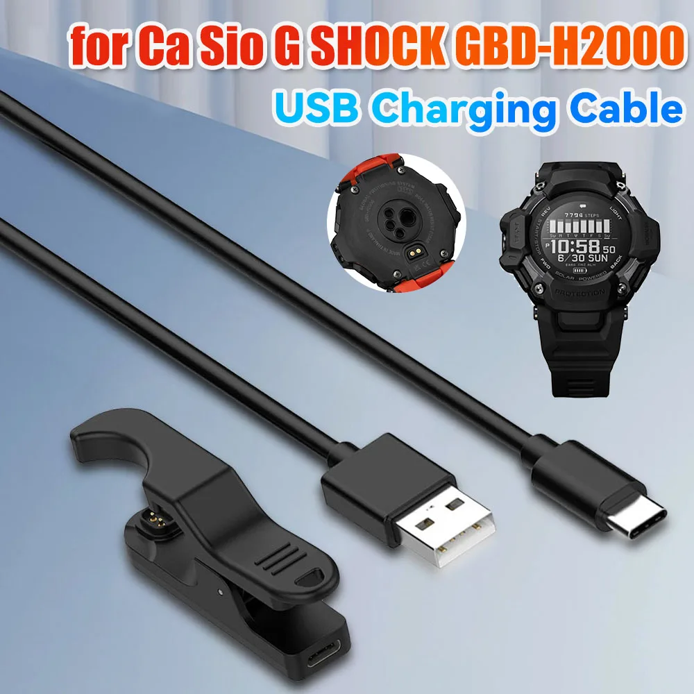 

USB Charging Cable Charging Base Dock Cradle 5V 1000MA Watch Charging Holder Fit for Ca Sio G SHOCK GBD-H2000