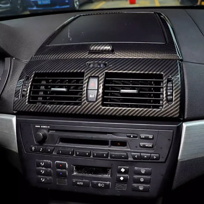 

Автомобильные аксессуары ABS центральная консоль решетка воздуховыпускного отверстия рамка Крышка отделка для BMW X3 E83 2006 2007 2008 2009 2010