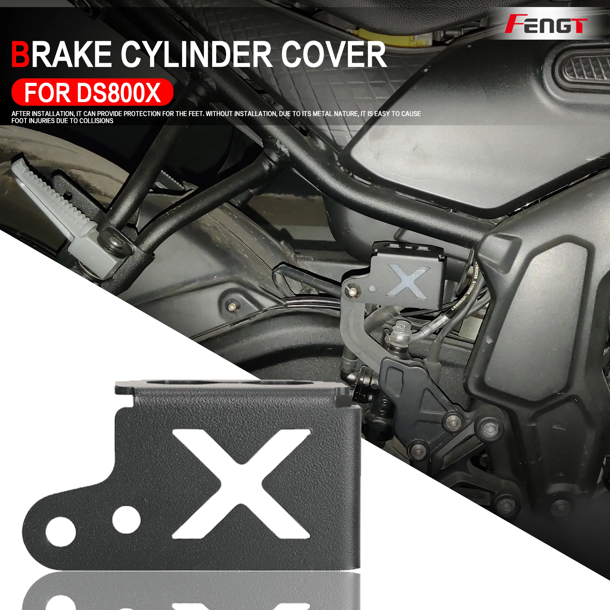 For VOGE DS800X DS 800 DS DSX800 DS 800X Rally 2025 2026 Motorcycle Accessories Rear Brake Fluid Reservoir Cover Protector Guard