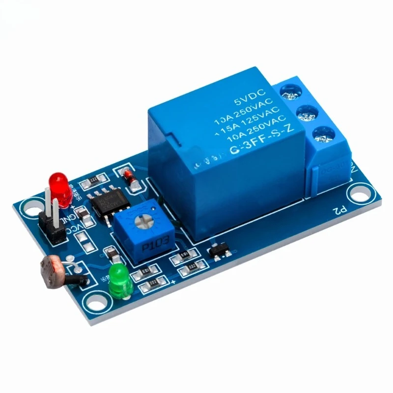 5V  Light Photoswitch Sensor Switch LDR Photoresistor Relay Module Light Detection Photosensitive Sensor Board For Arduino