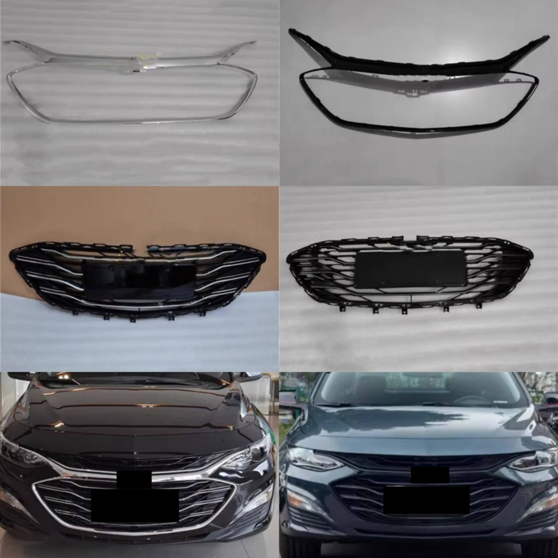 Chrome Molding Grill Mask Grid Radiator Botton Grille For Chevrolet Malibu XL 2019-2021 Modified Net Auto Accessories