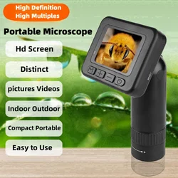 2.0 Inch Digital Microscope Handheld 50-1000X Magnification HD USB Professional Electron Microscopios for Electronics Repair PCB