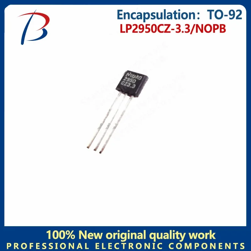 

Пакет LP2950CZ-3.3/NOPB TO-92 Линейный регулятор Silk Screen 2950CZ3.3