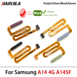 Fingerprint Scanner Flex For Samsung A14 4G A145F A145P / A14 5G A146F A146P Home Button Menu Return Key Sensor Flex Cable