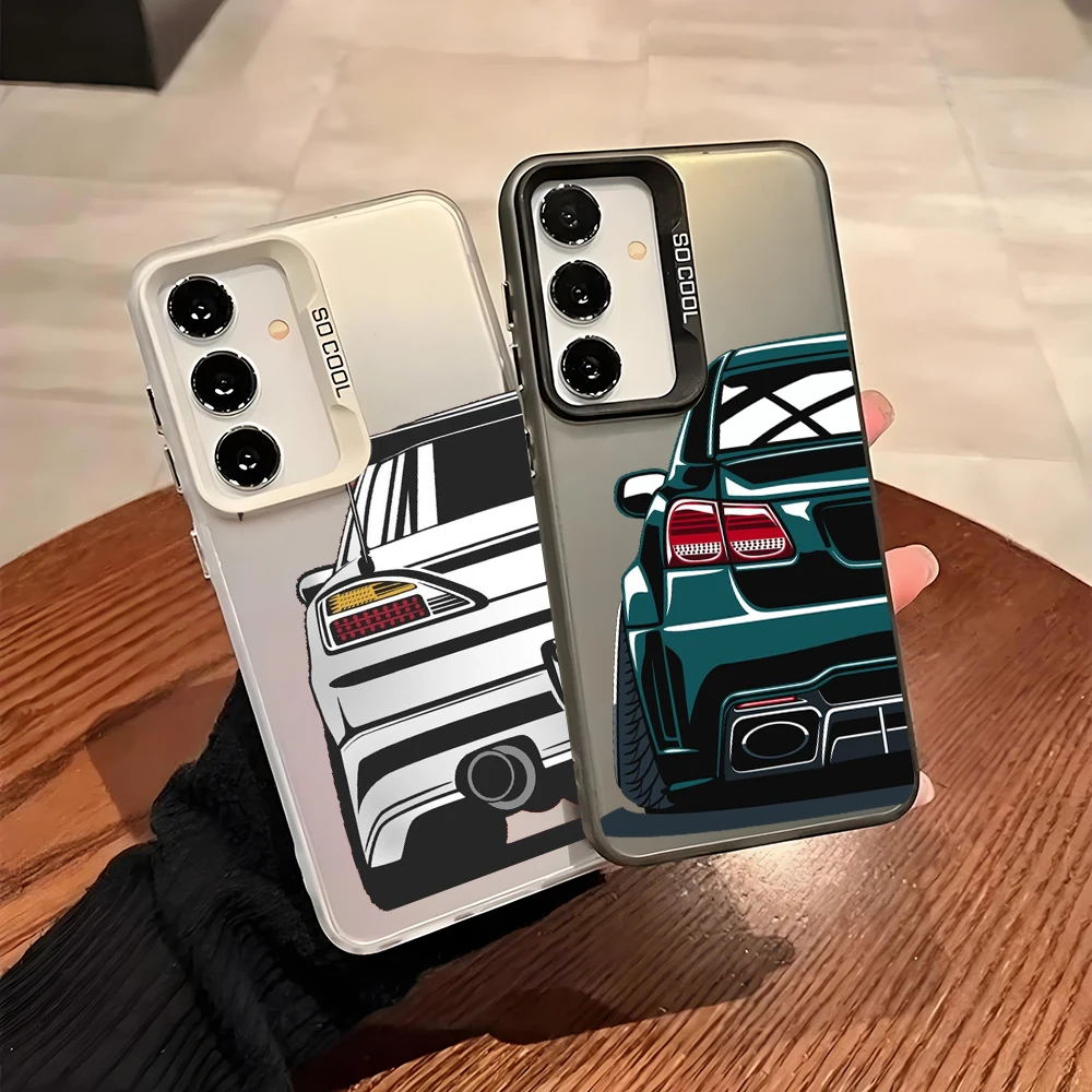 Japan JDM Sports Car Art IMD Case For Samsung A56 A55 A54 A53 A36 A35 A26 A25 A24 A17 A15 A16 A14 A32 A22 A52 5G Cover