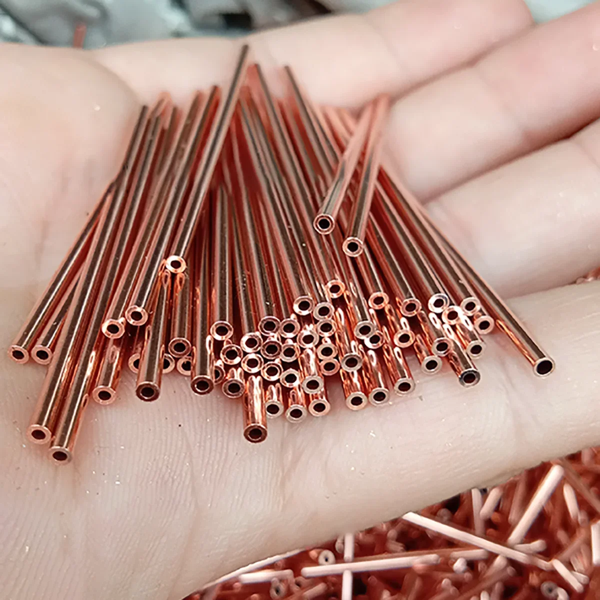 2Pcs/lot OD 1mm-10mm T2 Micro Copper Tube Length 500mm Thin Wall Hollow Capillary Hard Straight Thin Wall Copper Pipe