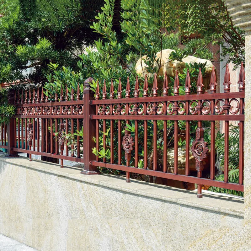 custom.Customized safety high-quality modern fence forged fence outdoor metal fence